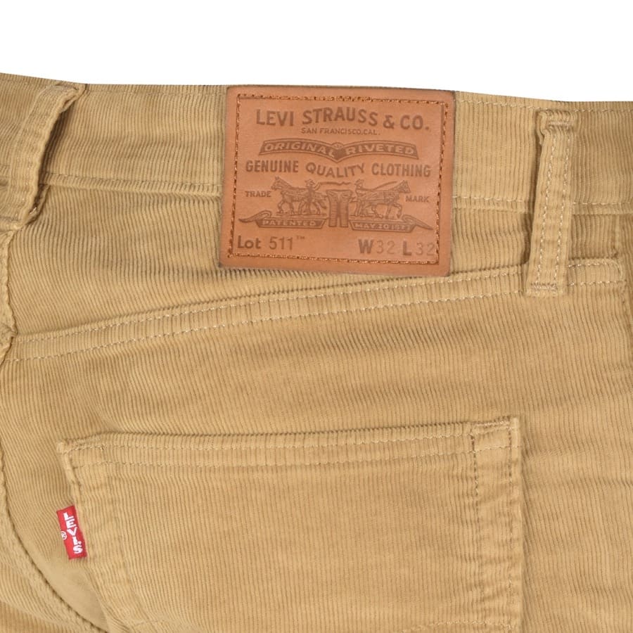 Alternative Image for ProductLevis 511 Corduroy Slim Fit Jeans Brown3
